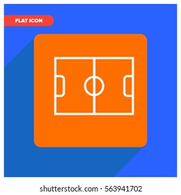stadium line vector icon
