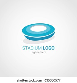 Stadium Logo Design Template. Vector Illustration