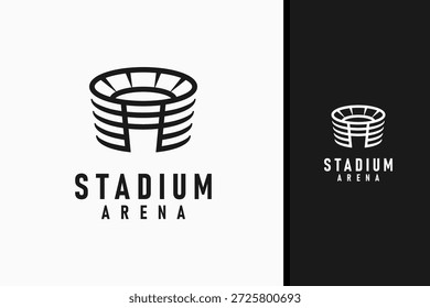 Stadium logo symbol icon design