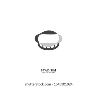 Stadium Logo Vector - Stadium Simple Illustration