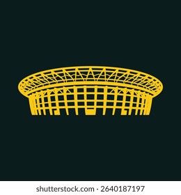 Stadium luxury trendy applicable design delightful abstract vector illustration artwork.eps