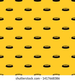 Stadium pattern seamless vector repeat geometric yellow for any design