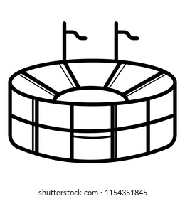 Stadium vector icon 
