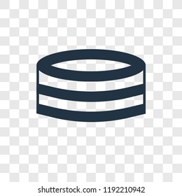 Stadium vector icon isolated on transparent background, Stadium transparency logo concept