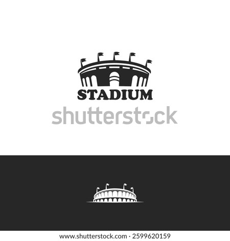 Stadium vector Logo design template