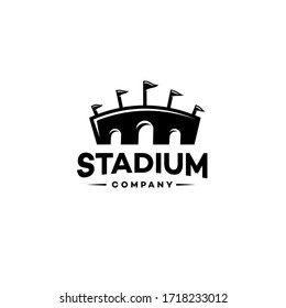 stadium venue arena vector logo Illustration icon element , festival party icon