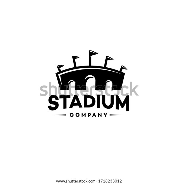 stadium venue arena vector logo Illustration icon\
element , festival party\
icon