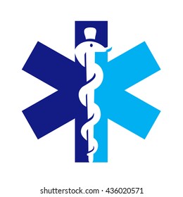 The staff of Asclepius