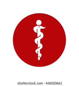 The staff of Asclepius 
