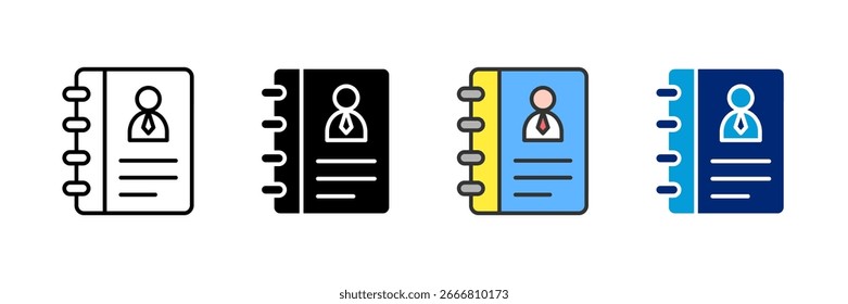 Ícone de Diretório da Equipe Definir Coleção de Vários Estilos