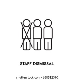 Staff Dismissal Vector Icon