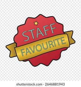 staff favourite badge element design