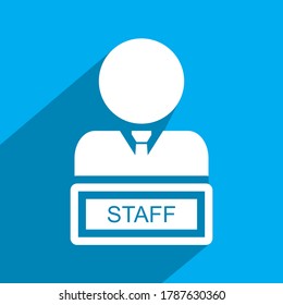 staff icon, Business icon vector