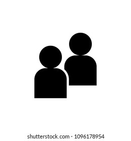 staff icon. Element of conversation icon for mobile concept and web apps. Isolated staff icon can be used for web and mobile on white background