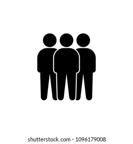 staff icon. Element of conversation icon for mobile concept and web apps. Isolated staff icon can be used for web and mobile on white background