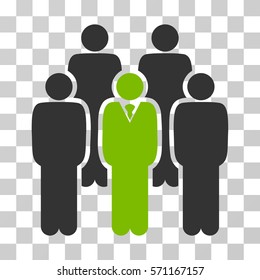 Staff icon. Vector illustration style is flat iconic bicolor symbol, eco green and gray colors, transparent background. Designed for web and software interfaces.