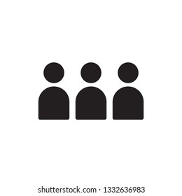 staff icon vector modern design