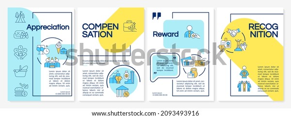 Staff Incentives Brochure Template Recognition Booklet Stock Vector Royalty Free 2093493916 8611