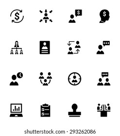 Staff Management Vector Icons 2