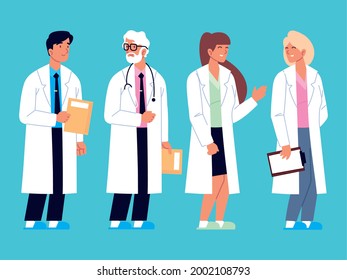 staff medical group male and female