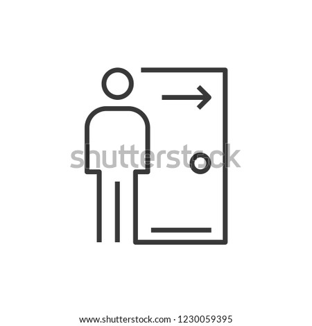 Staff Resignation Modern Simple Vector Icon