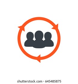 Staff rotation icon
