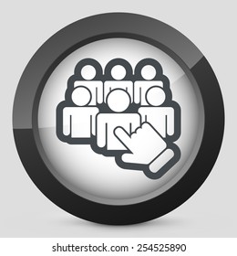 Staff selection icon