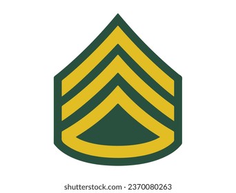 Staff sergeant rank vector art