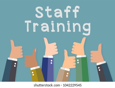 Staff training. Increase in qualifications.