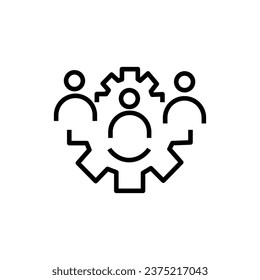 staffing icons symbol vector elements for infographic web