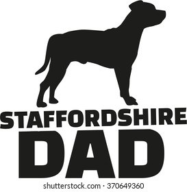 Staffordshire Bull Terrier dad