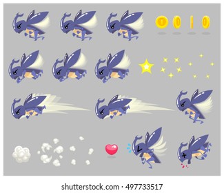 Stag Beetle Enemy Game Sprites.
Suitable for side scrolling, action, and adventure game.