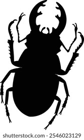 Stag Beetle Icon for Insects, Nature, and Wildlife