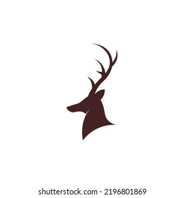 Stag icon logo design illustration template