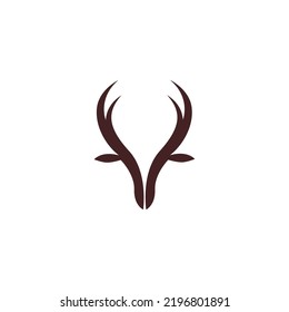 Stag Icon Logo Design Illustration Template