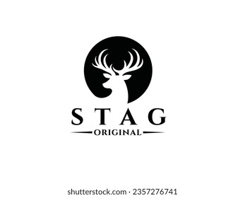 Stag Symbol Logo Design Artwork