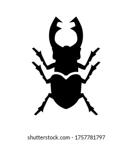 stag-beetle  icon or logo isolated sign symbol vector illustration - high quality black style vector icons
