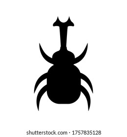 stag-beetle  icon or logo isolated sign symbol vector illustration - high quality black style vector icons

