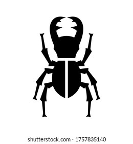 stag-beetle  icon or logo isolated sign symbol vector illustration - high quality black style vector icons
