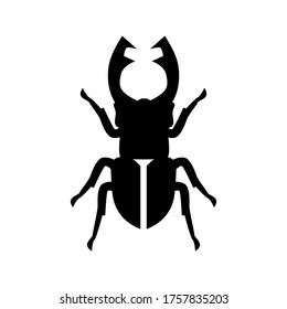 stag-beetle  icon or logo isolated sign symbol vector illustration - high quality black style vector icons
