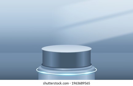 Stage for awards ceremony. Vector illustration