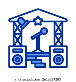 Stage Icon Element For Design