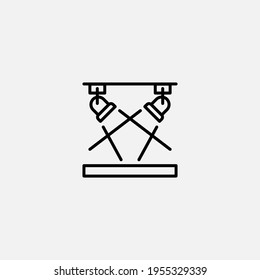 Stage icon sign vector,Symbol, logo illustration for web and mobile