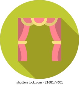 Stage icon vector image. Can also be used for News and Multimedia. Suitable for mobile apps, web apps and print media.