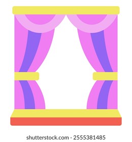 Stage icon for web, app, infographic, etc