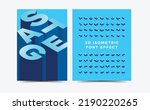 Stage: Isometric font display typeface. Typography a to z minimal design. vector illustration of word
