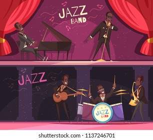 Stage Jazz Banners Set