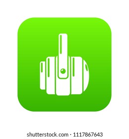 Stage lamp icon. Simple illustration of stage lamp vector icon for web