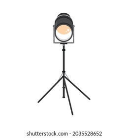 icono de equipo de luz de escenario aislado