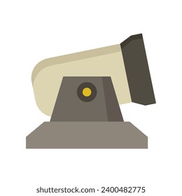 Stage light illustrated on white background